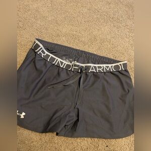 Under armor size medium grey loose fit shorts